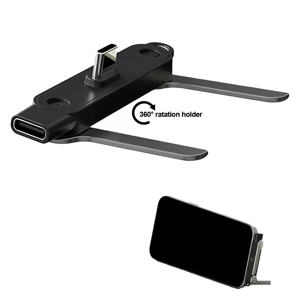 240W Type C To Type C Cable Phone Super Fast Charging Cable /Type-C Bracket Adapter For iPhone Xiaomi Samsung