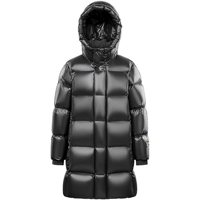 Gaofang Black Gold Kids' Long Goose Down Jacket
