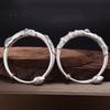 Vintage and Elegant Temperament, Lotus Pond Moonlight, Carp and Lotus Canopy Bracelet, Women's Accessory