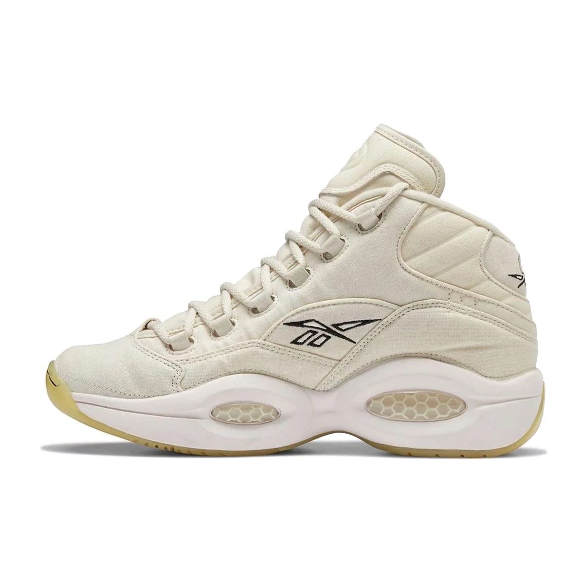 

Reebok Вопрос Mid Boktober Унисекс Кроссовки Белый Алебастр Ледниково-Розовый FZ1357