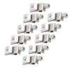 10 Pcs Standard Solar Grounding Lugs Solar Panel Ground Wire Clamps Solar Module Bracket Accessories