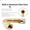 Motorcycle 45 90 135 Degree Angle Bent Valve Adaptor Tyre Tube Valve Extension Adapter For Truck Car Moto Bike