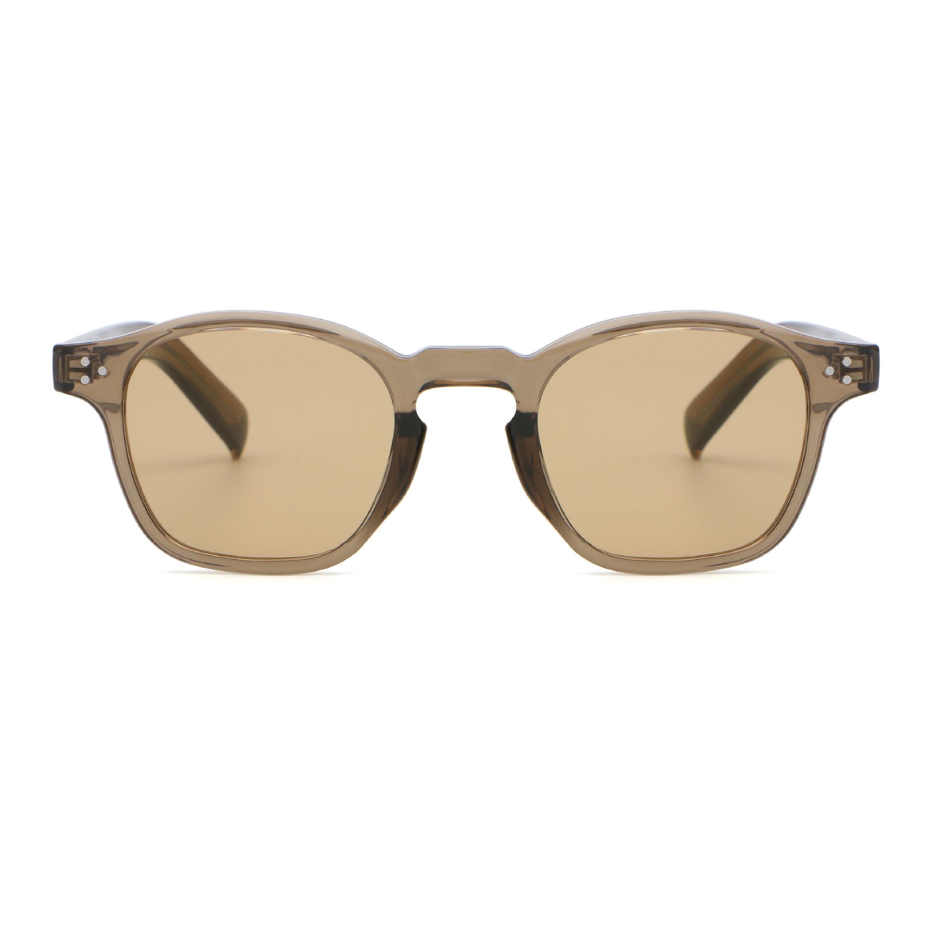 Women s Retro Oval Frame Sunglasses – European  American Street Style желтой линзы
