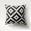 Nordic simple fashion black and white geometric polyester pillowcase 45x45cm Sofa Chair car cushion cover Home decor Pillowcase