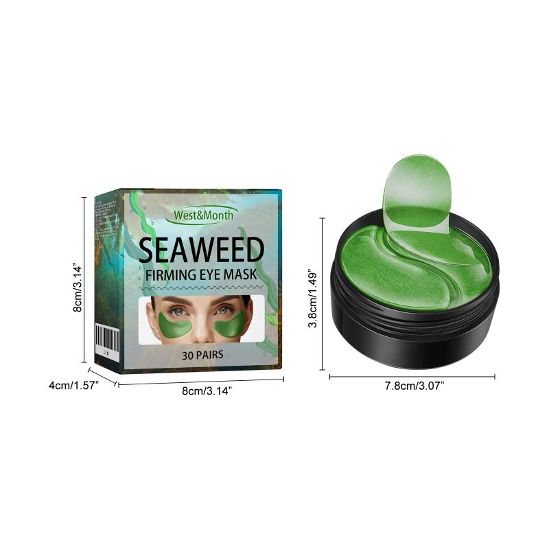 Seaweed Eye Mask Anti Dark Circles Eye Bags Removal Lifting Firming Fade Eye Fine Lines Anti Wrinkle Moisturizing Eye Patches