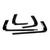 A87Q-4pcs Glossy Black ABS Car Inner Door Decoration Strip Trim for Land Rover Range Rover Sport 2014-