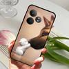 For Realme GT 6 GT6 Case Shockproof Soft TPU Silicone Phone Cover For Realme GT 6T Capa Realme GT6 GT6T Cartoon Matte Bumper