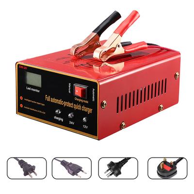 12V 24V W pełni Automatyczna Ładowarka Samochodowa Smart Akumulator Kwasowo-ołowiany Wstrząsoodporna Ognioodporna Ochrona przed Przepięciem Szybkie Ładowanie
