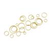 14K Gold Filled Color Retention Closed Hoop Rings for DIY Jewelry Making