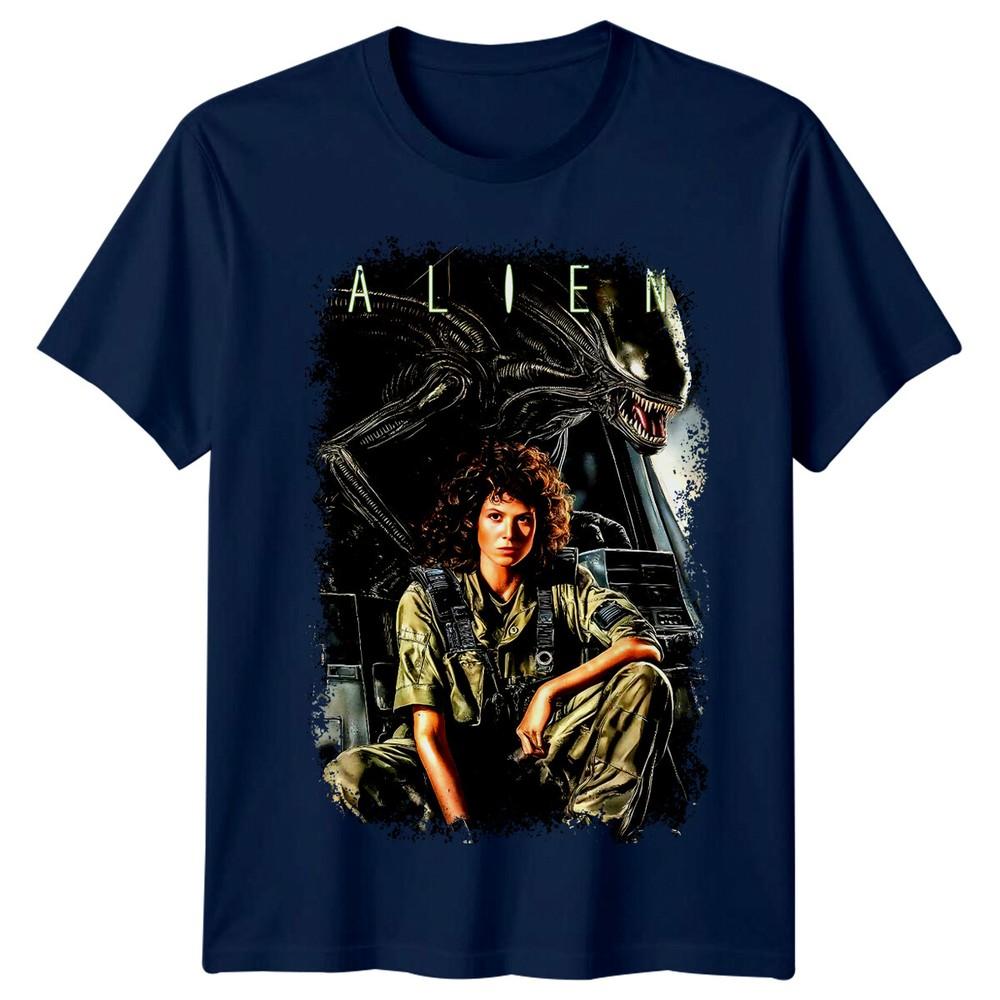 Alien 1979 Movie Poster Inspired Tshirt Retro 80s Tee
