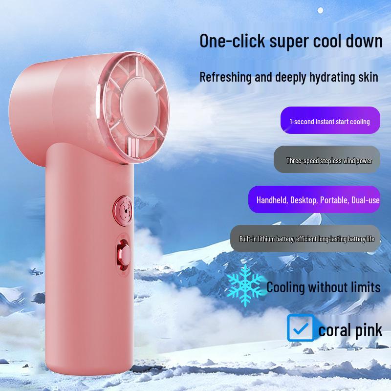 

Ultra-thin Portable High-Speed USB Handheld Mini Fan with Light for Office and Outdoor Use Style