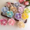 Flower Hair Clip French Style Elegant Women Flower Hair Claw Clip Hairpin Grab Clip Barrettes Headwear Hairgrip Hair Accessories