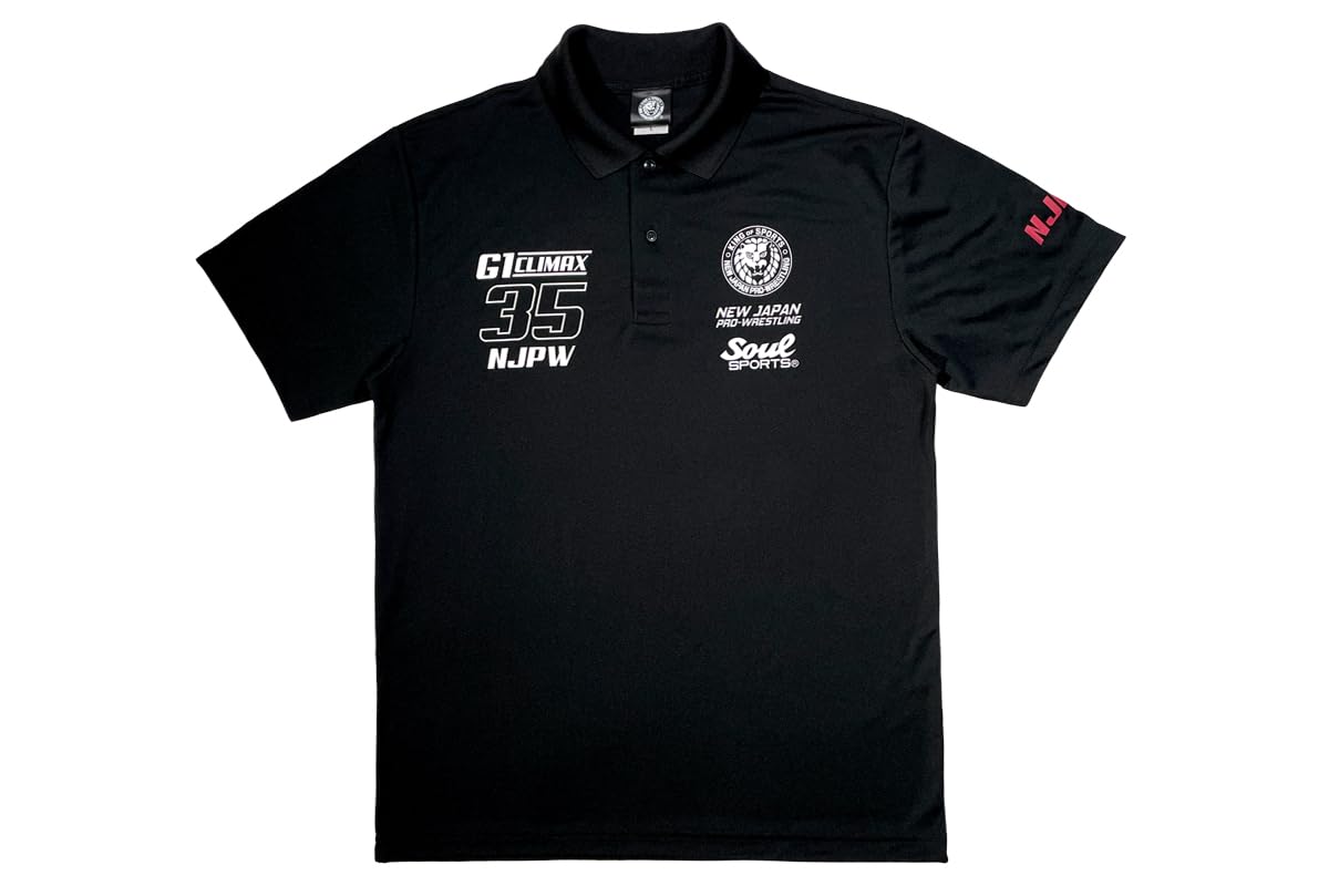 

New Japan Pro-Wrestling G1 CLIMAX 35 Commemorative SOUL SPORTS Polo Shirt, Size L, 6460103598