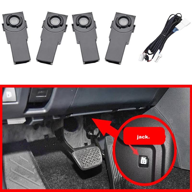 For Toyota RAV4 2019 2020 2021 2022 2023 2024 2025 Car Accessories ABS Footwell Ambient Light 2/4pcs