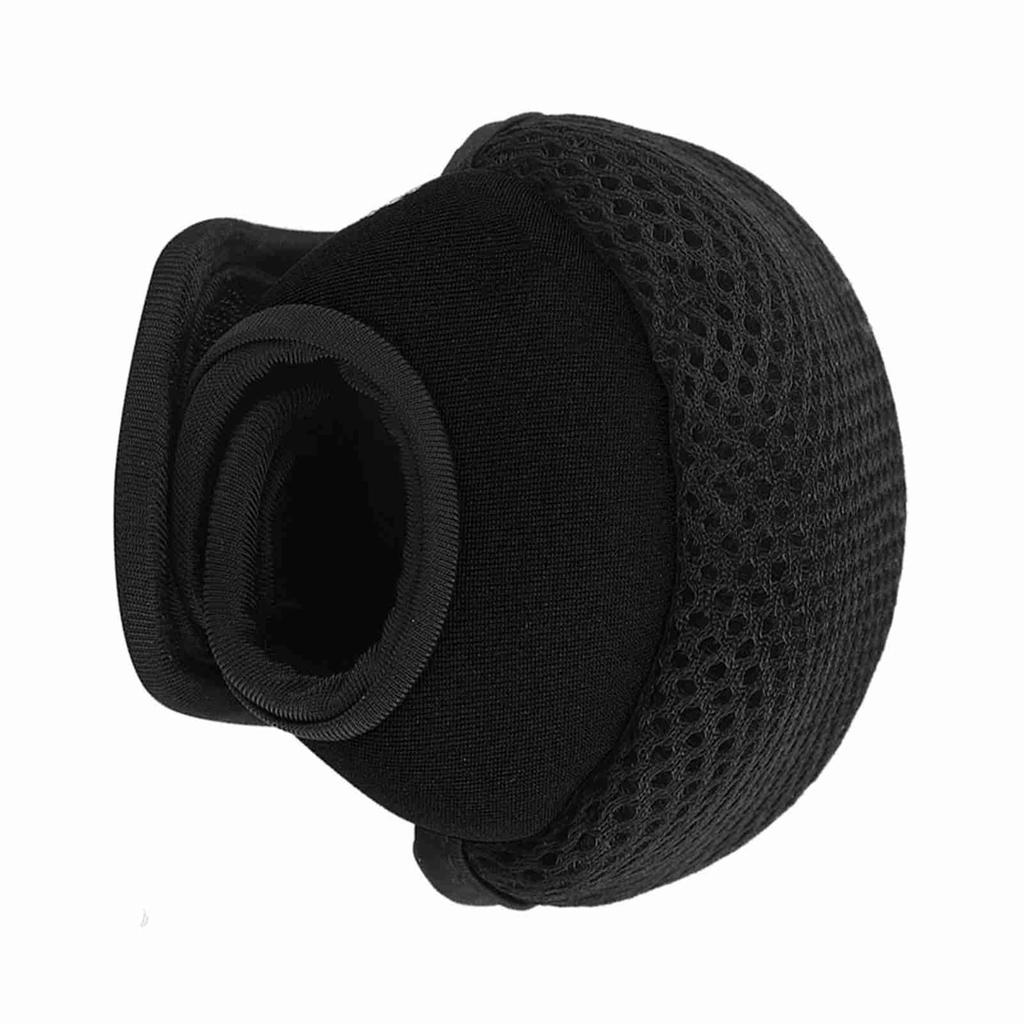 Waterproof Breathable Baitcasting Fishing Reel Bag Fish Wheel Protector (Black)