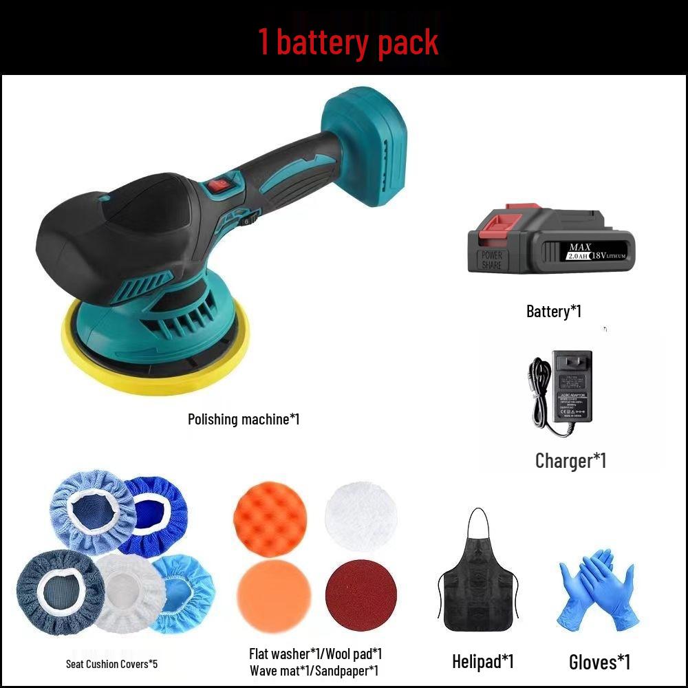 Rechargeable Wireless Electric Car Waxer & Floor Polisher