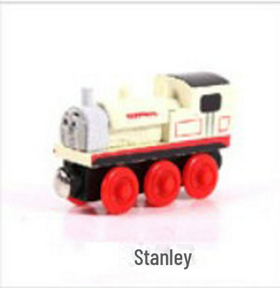 Children's Wooden Toy Train Head Cake Decoration - YB02
