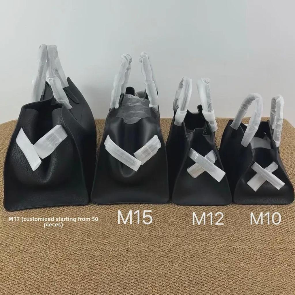 Сумка-тоут Margaux15 из матовой кожи T*ROW от Dong Jie в стиле минимализма — большая вместимость, сумка-трансформер цвета платины