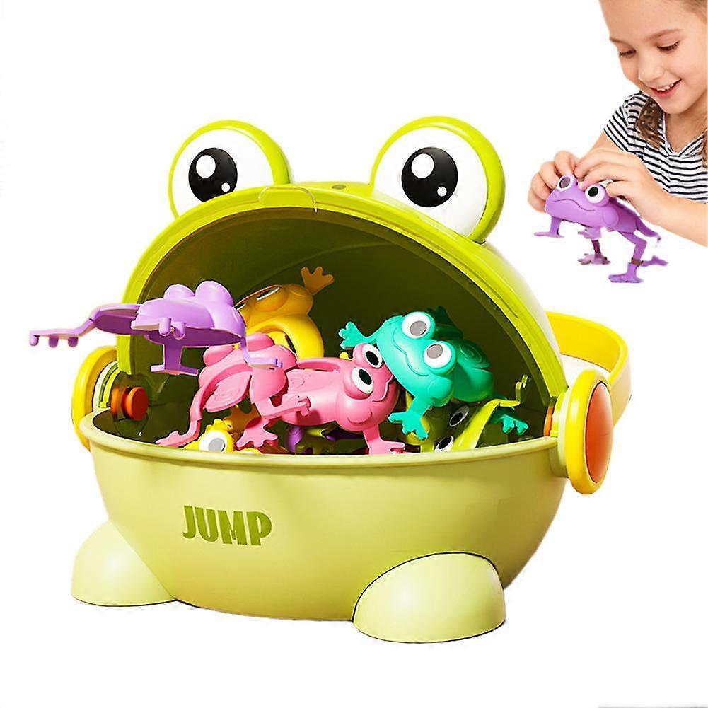 Jumping Frog Toys Candy Color Classic Children Kids Funny Party Contest Games