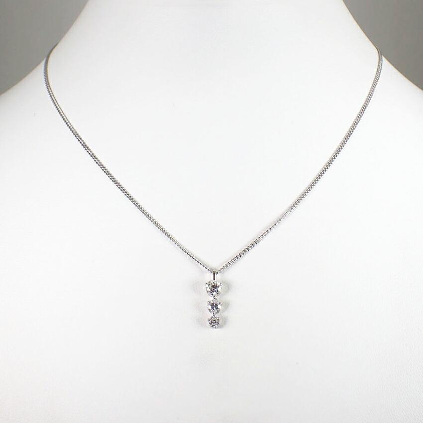 [Used] LASOMA/Pt/Pt850/Diamond Pendant/j66-2
