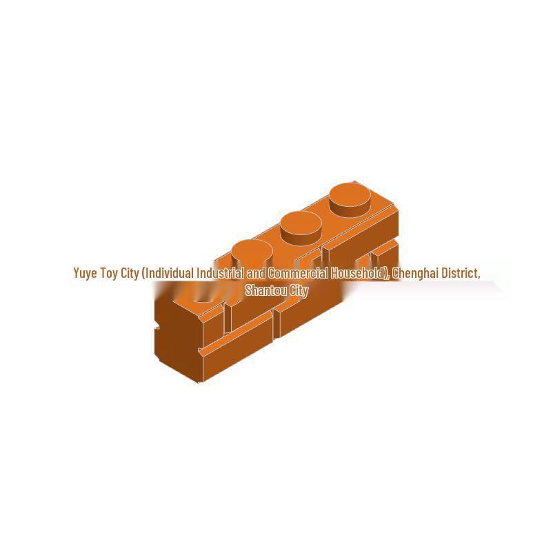 1x4 Patterned Wall Brick Compatible with 15533 Building Blocks - MOC Technic Accessories 0.5kg светло-коричневого