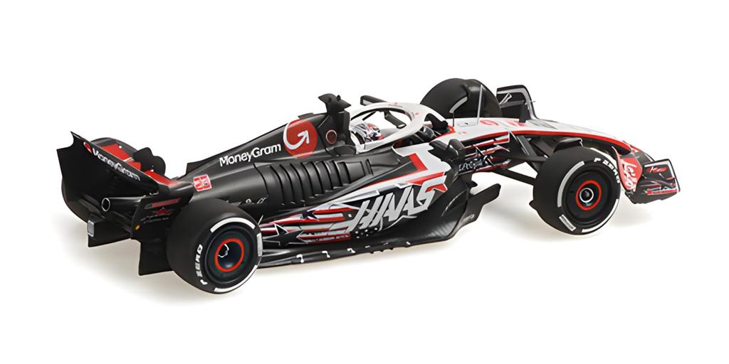 Minichamps Maßstab MoneyGram Haas F1 Team 2023 Austin GP Magnussen 1/43 VF-23 #20 K. [Harz]