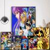 Anime S-Saint Seiya Poster Waterproof Wall Art Sticker For Bar Living Room Vintage Room Decor High Quality Print Gift