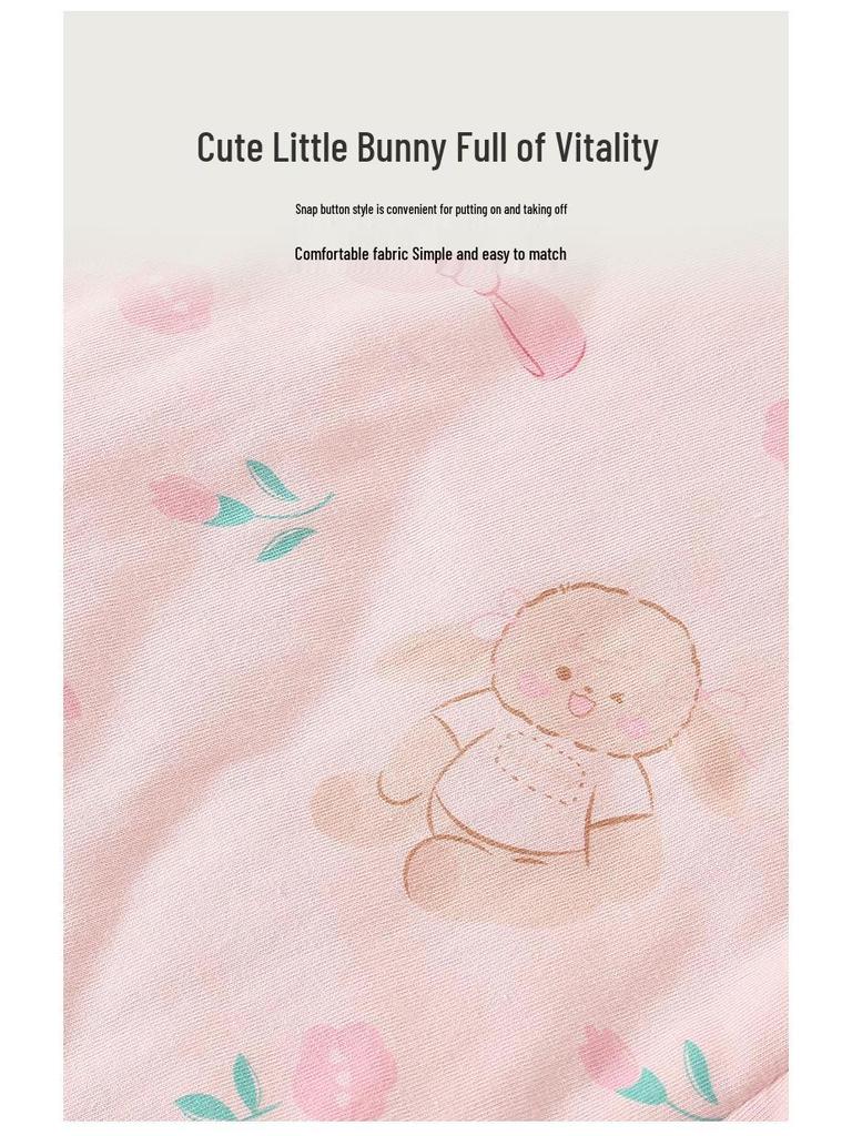Sweet & Cozy Newborn Baby Girl Cotton Jumpsuit for Autumn