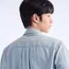 JOEONE Men's Light Blue Denim Shirt