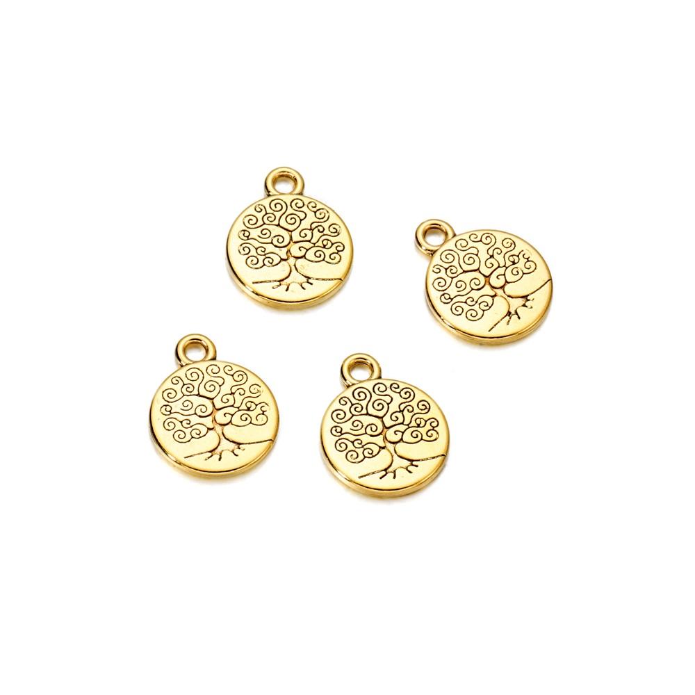 10pcs/lot Antique Chakra Charm Yoga OM Buddha Lotus Charm Pendants For Diy Jewelry Making Findings Bracelet Accessorie