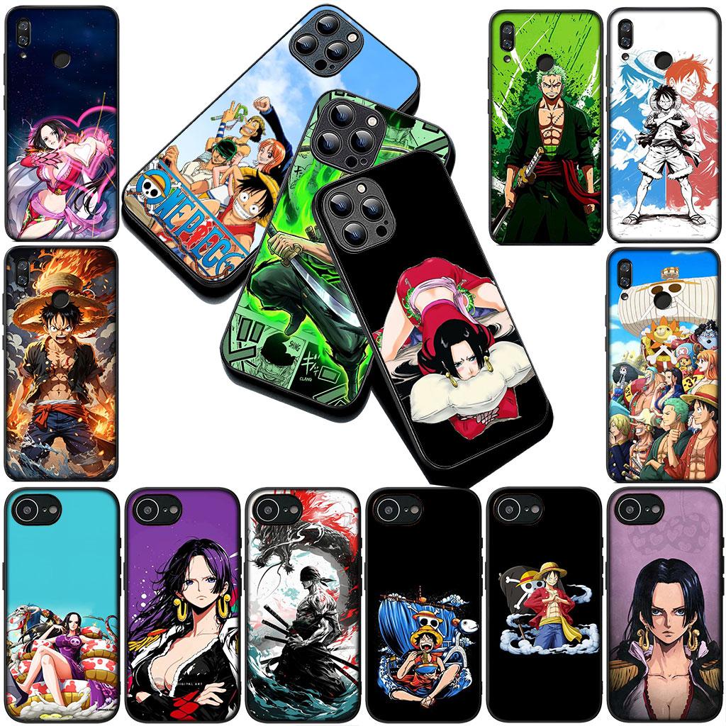 Cover for Motorola Moto G86 G57 E14 E15 G14 G34 G35 G84 G24 A54 G15 Power E22 Case Boa Hancock One Pieces Luffy Roronoa Zoro