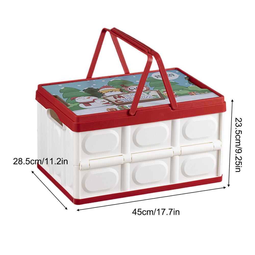 

Автомобильный органайзер для багажника, складной ящик для хранения багажника, ящик для хранения аксессуаров для автомобиля, контейнер для пикника белый