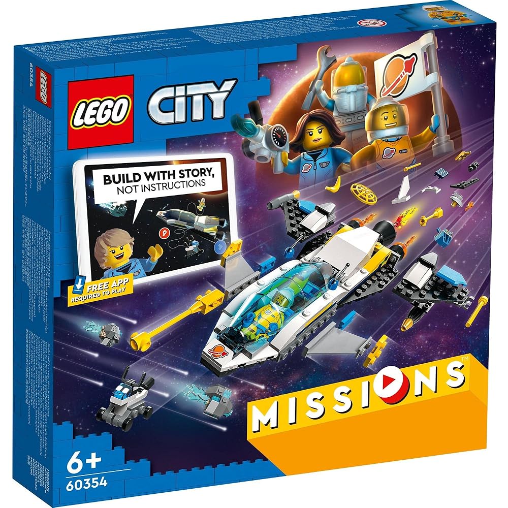 LEGO City Mars Exploration Mission 60354 Building Blocks Toy for Boys and Girls Ages 6 and Up