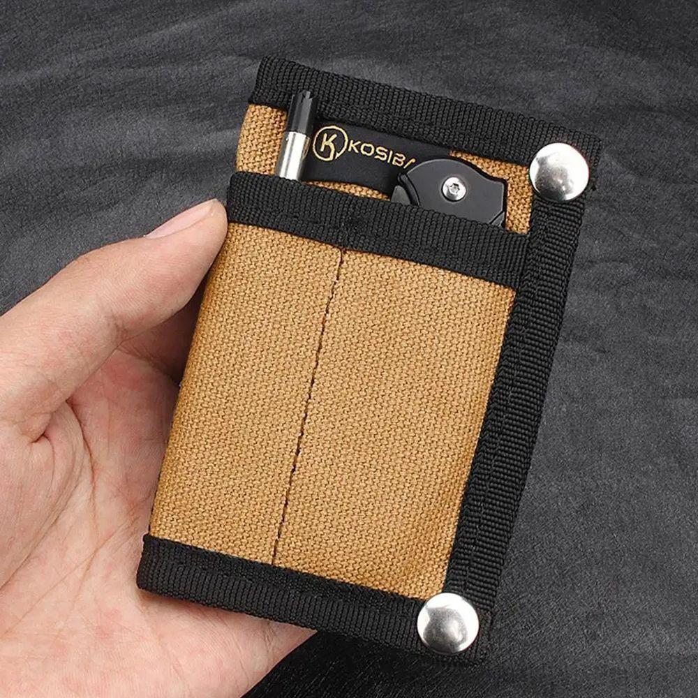 Oxford Hiking Outdoor Coin Purse Large Capacity Camping Storage Wallet EDC Pouch Wallet  Unisex