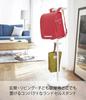 Yamazaki Smart School Backpack Stand, White, Approx. W28 X D28 X H100cm, Smart Storage for School Backpacks and School Supplies, 3494