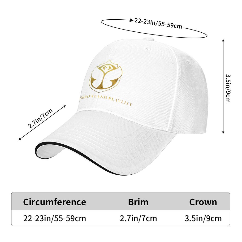 Summer Casual Baseball Cap Tomorrowlands Festival Music Kpop Rock Trucker Hat For Couple Women Hot Sale Retro Baseball Caps