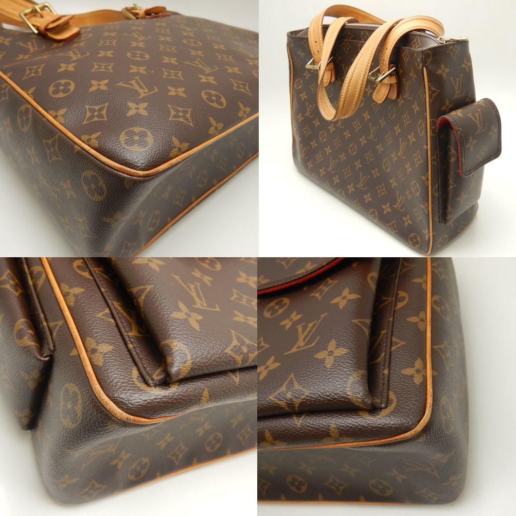 Brukt LOUIS VUITTON Monogram Tote Bag Multipli Cite M51162 Brun/251019
