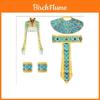 Egyptian Queen Costume Set With Handmade Polyester Accessories For Halloween Cosplay Adults