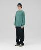 STENDS [M~4Xl] Pigment Long Sleeve Pocket T-Shirt_Green
