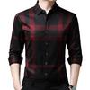 Chemises rayées pour hommes, vêtements à la mode coréenne, chemise à manches longues, vêtements décontractés