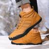 Five-finger Outdoor Cotton Shoes Non-slip and Wear-resistant Hiking Shoes Warm High-top Wool Boots for Men and Women To Keep Out the Cold