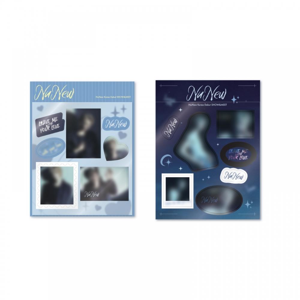 

Nunew Набір наліпок 05 2025 Nunew Корея Дебютне Шоу Зустріч Офіційний Md 2.Bver.