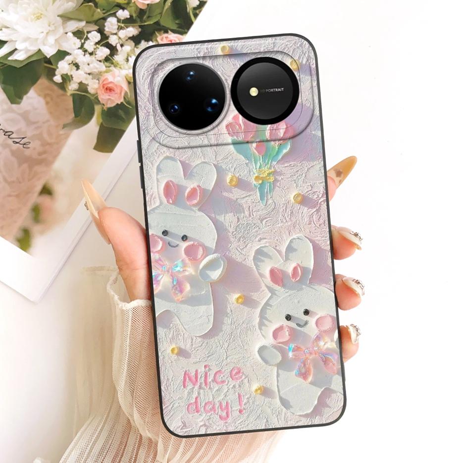 Für Huawei Nova 15 Pro Ultra 5G Hülle Niedliches Kaninchen Mode Cartoon Hülle Silikonhülle Für Huawei Nova 15 Ultra Nova15 Weiche Fundas