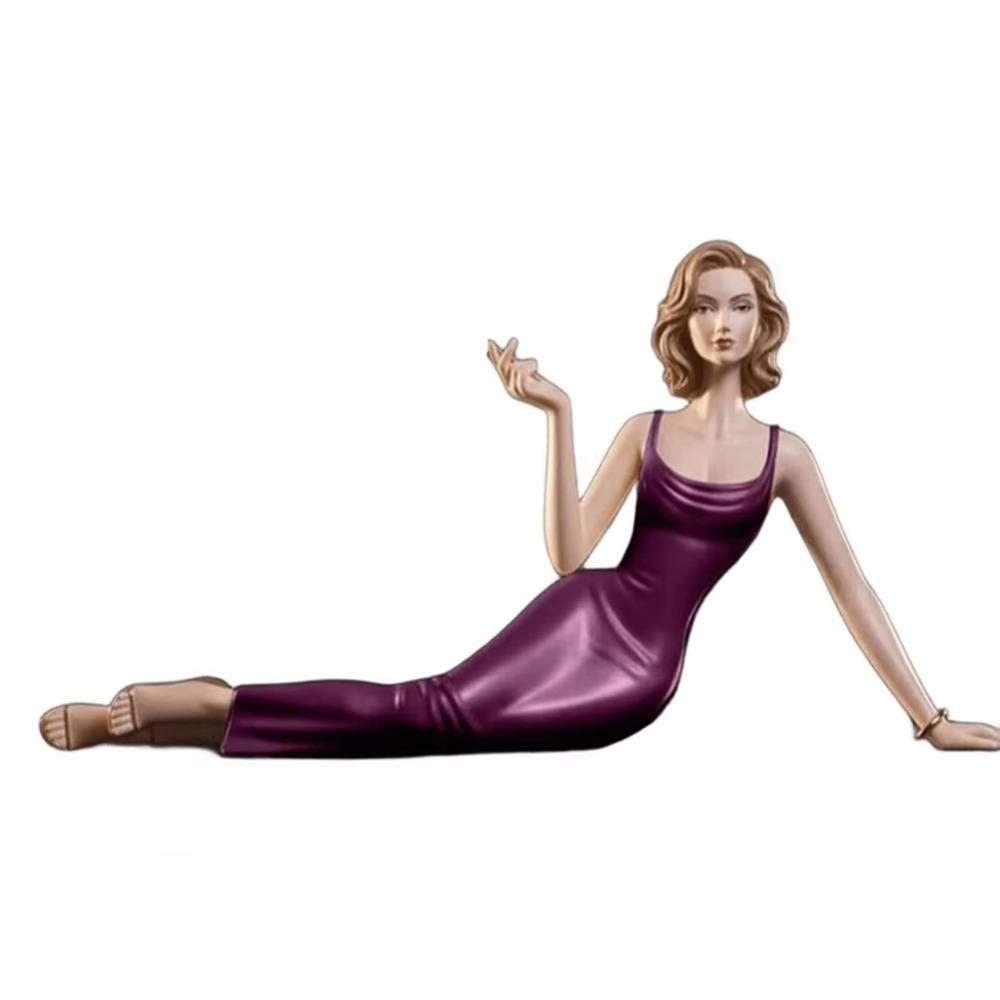 Creative Aroma Statue Stand Handcrafted Incense Burning Tray Women Figurine Incense Burner  Home