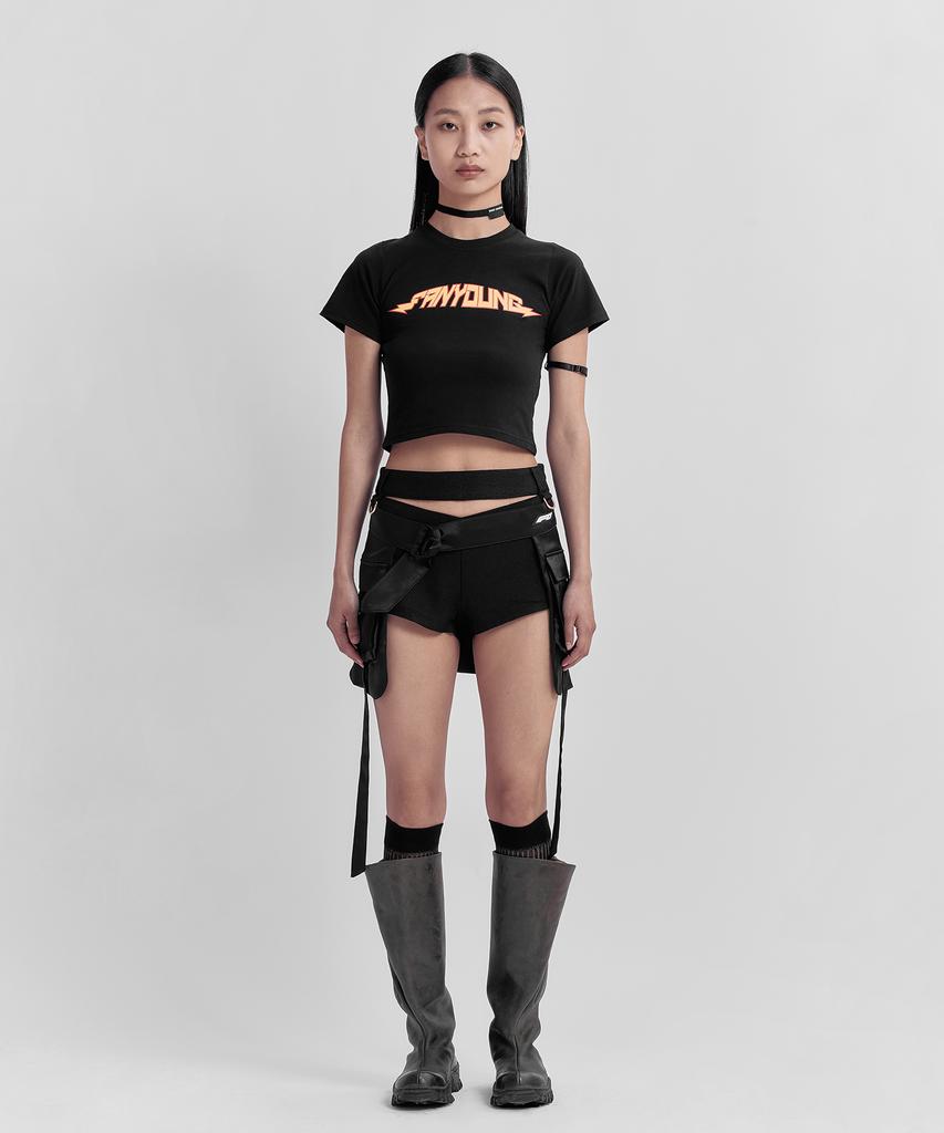 Panyoung Cargo Wrap Skirt