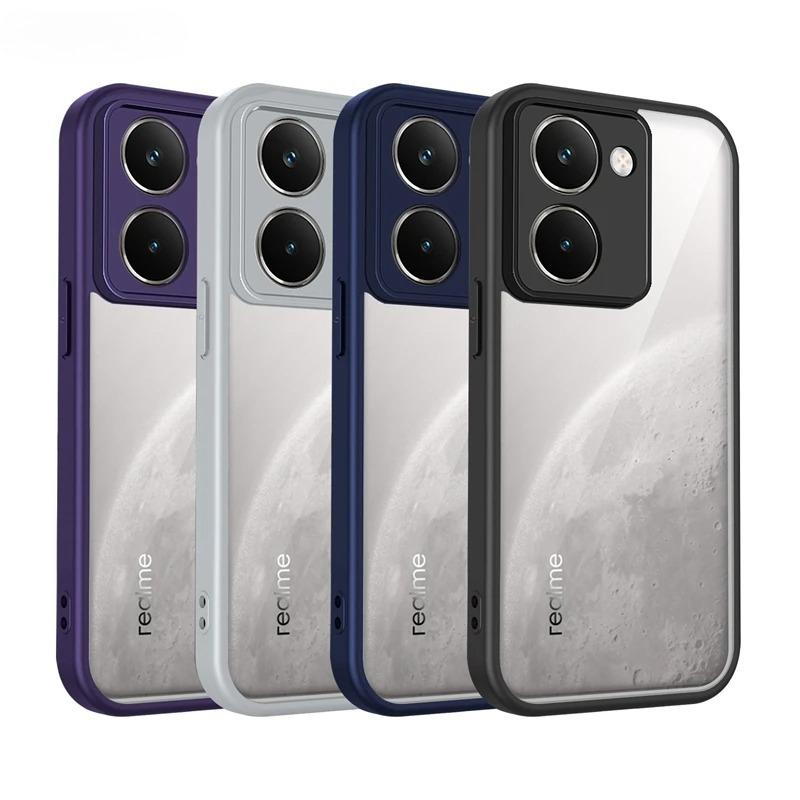 Transparent Silicone Case For Realme P3 RealmeP3 P2 P1 Pro Ultra P3X Speed PC Back TPU Bumper Shockproof Clear Phone Cases Cover