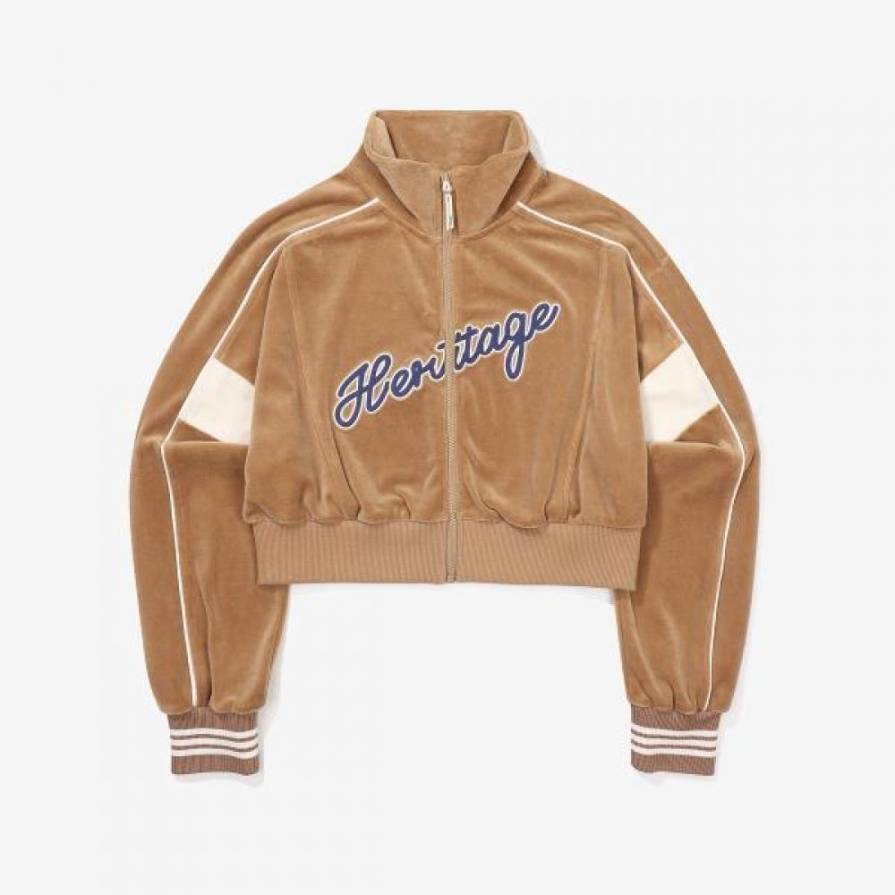 Fila Piping Velvet Training Jacket Camel/90