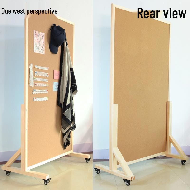 Mobiel Vilten Mededelingen- en Fotodisplaybord - Staand Aankondigingsbord voor School- en Kantoorgebruik
