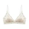 Thin Shoulder Strap Thin Summer French Satin Seamless Deep V Triangle Cup Comfortable Invisible Bra Cover