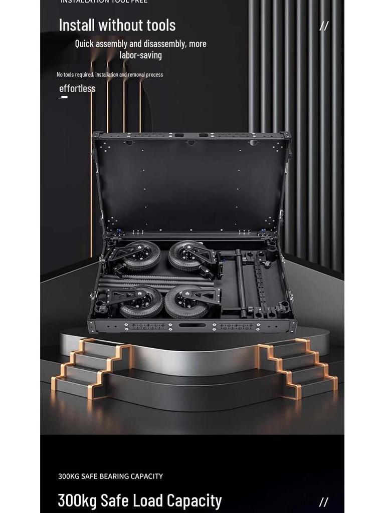 Bilateral Film & TV Director's Trolley - Professional 300kg Load Capacity